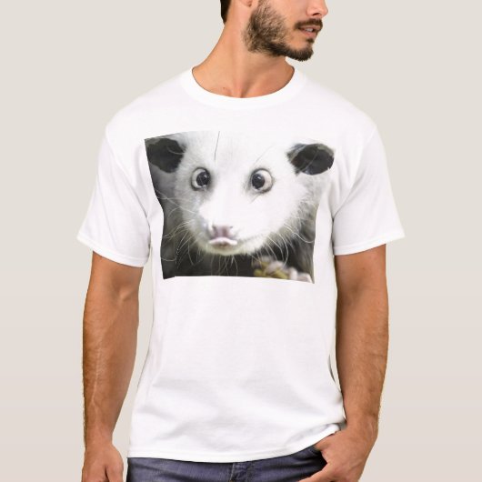 Heidi Das Mit Augen Opossum T-Shirt (Vorderseite)