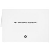 Heidi Happy Rottweiler Blank Greeting Card (Rückseite Horizontal)