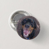 Heidi Happy Rottweiler Button (Vorne & Hinten)