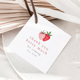 HEIDI Pink Strawberry Girl Danke Berry Much Geschenkanhänger