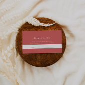 HEIDI Red Summer Simple Baby Shower Windschutzsche Begleitkarte