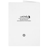Heidi Rottweiler Blank Greeting Card (Hinten)