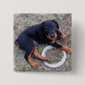 Heidi Rottweiler "Innocent"-Button Button (Vorderseite)