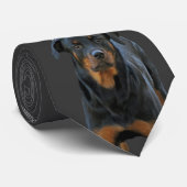 Heidi Rottweiler Krawatte (Gerollt)