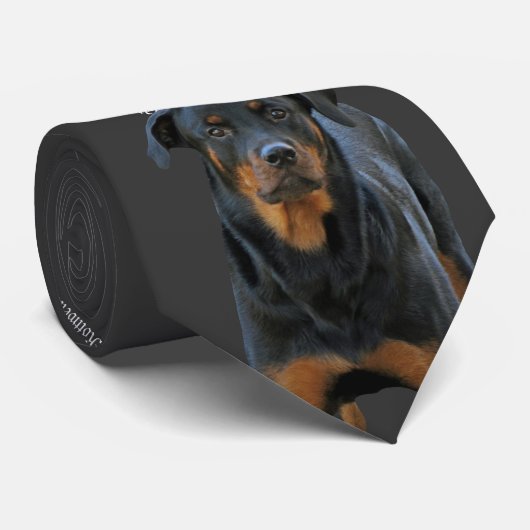 Heidi Rottweiler Krawatte (Gerollt)