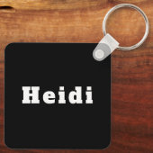 Heidi Schlüsselanhänger (Rückseite)