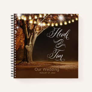 Heidi & Tim's Wedding Keepake Gästebuch Notizblock