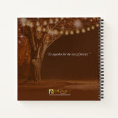 Heidi & Tim's Wedding Keepake Gästebuch Notizblock (Rückseite)