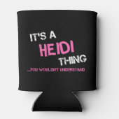 Heidi, was man nicht verstehen würde dosenkühler (Rückseite)