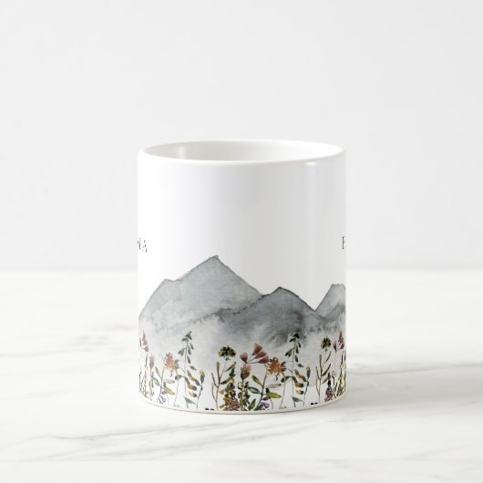 HEIDI Watercolor Wildblume Kaffeetasse (Mittel)
