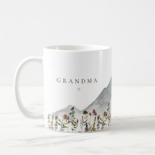 HEIDI Watercolor Wildblume Kaffeetasse (Links)