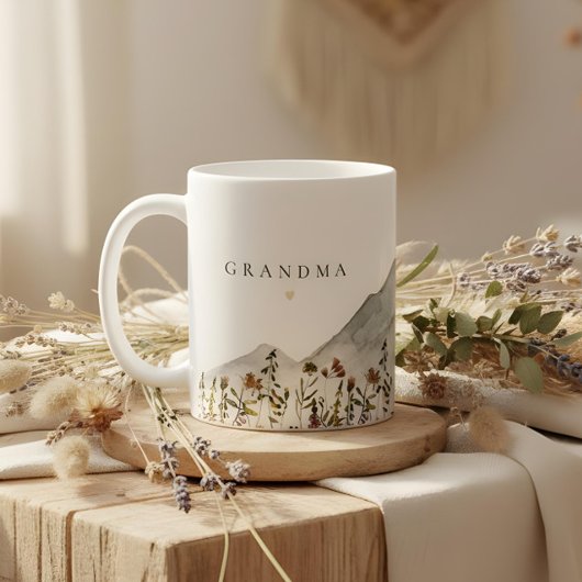 HEIDI Watercolor Wildblume Kaffeetasse