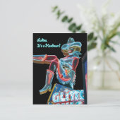 Heidis Glitzer Card Einladungspostkarte (Stehend Vorderseite)