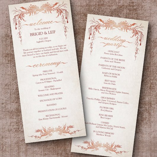 Heidnische Handfasting-Hochzeitsprogramm