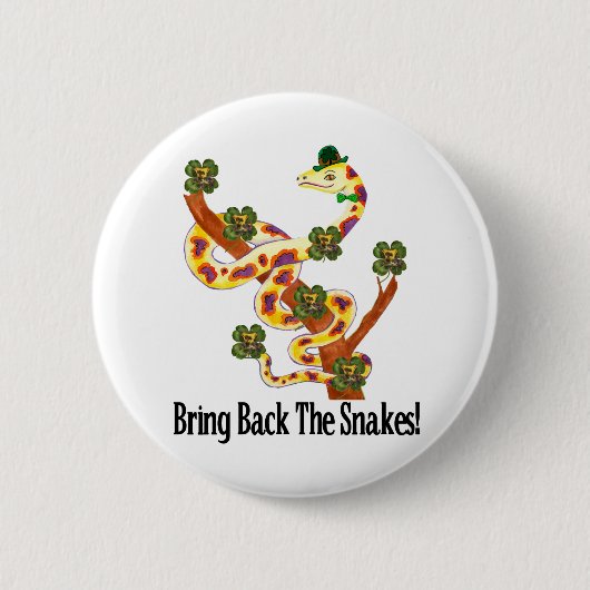 Heidnische Schlangen Button (Vorderseite)