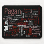 Heidnische Wörter Mousepad (Vorne)