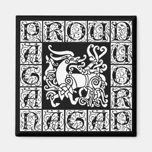 Heidnischer Hirsch-Magnet Magnet