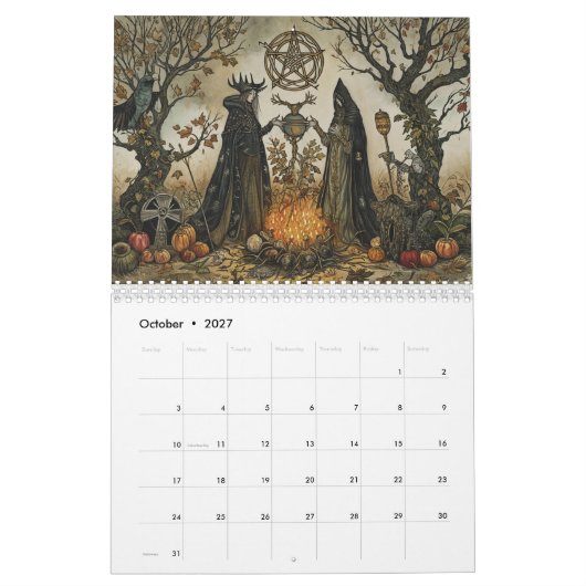 Heidnischer Stil Kalender (Okt 2027)