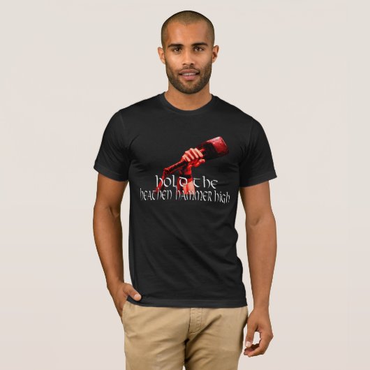 Heidnisches Hammer-Shirt T-Shirt (Vorne ganz)