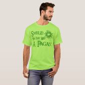 Heidnisches Lächeln T-Shirt (Vorne ganz)