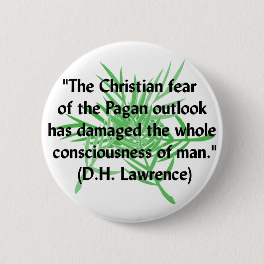 Heidnisches Zitat AVW Lawrence Button (Vorderseite)