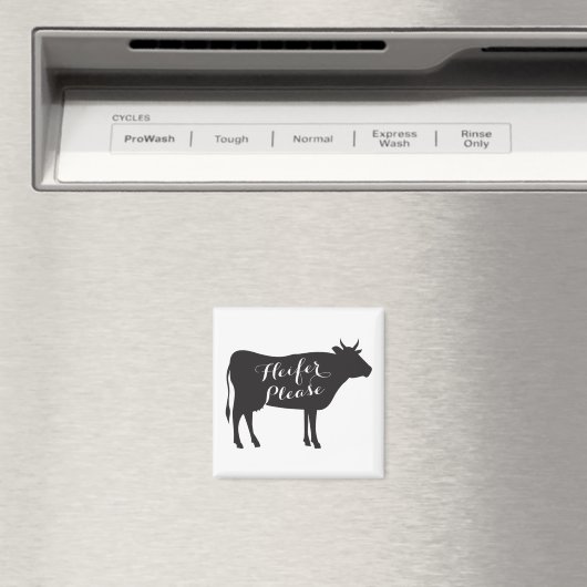 Heifer Bitte Magnet (In Situ (Geschirrspüler))