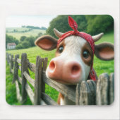 Heifer Cow mit einem Kerchef Mousepad (Vorne)
