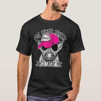 Heifer I bin Head Heifer Bossy Cow Western Country T-Shirt