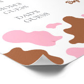 Heifer oder Bull Cow Gender Reveve Alte Ehefrauen  Poster (Ecke)