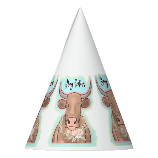 heifers hat partyhütchen (Links)