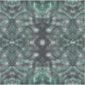 Heights Dark Green Abstract Watercolor Art Aufkleber (Vorderseite)