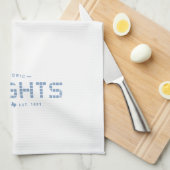 Heights Tile, Blue Tile, Houston Heights Geschirrtuch (Viertel Falte)