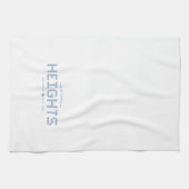 Heights Tile, Blue Tile, Houston Heights Geschirrtuch (Horizontal)