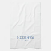 Heights Tile, Blue Tile, Houston Heights Geschirrtuch (Vertikal)