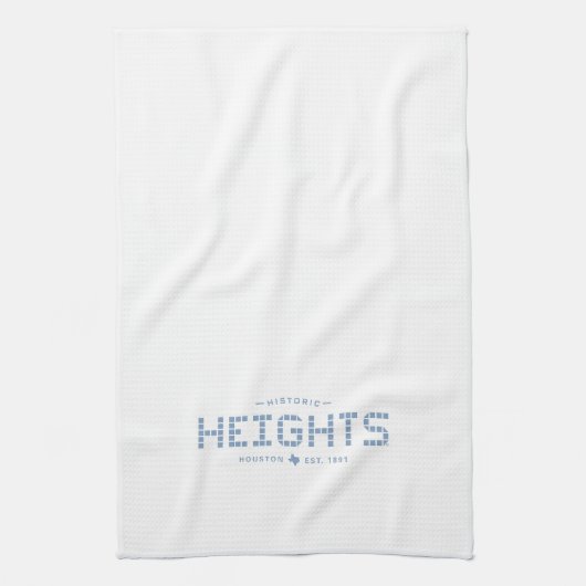 Heights Tile, Blue Tile, Houston Heights Geschirrtuch (Vertikal)