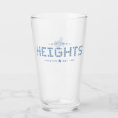 Heights Tile, Blue Tile, Houston Heights Glas (Vorderseite)
