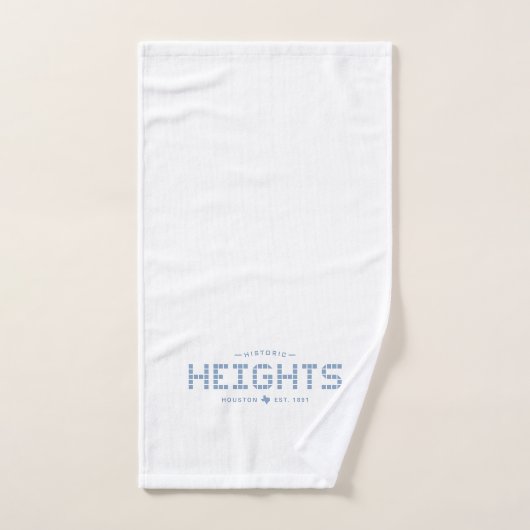 Heights Tile, Blue Tile, Houston Heights Handtuch (Handtuch)