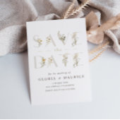 heikle Wildblume Save the Date