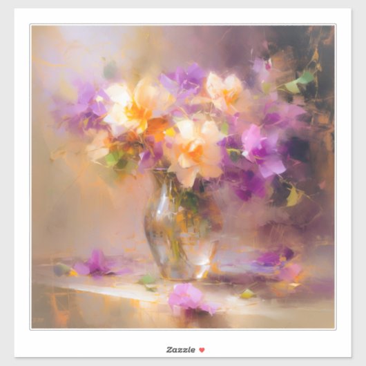 Heikles Stillleben Aufkleber (Blatt)