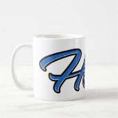 Heiko Vorname Name blue Tasse Kaffeetasse (Links)