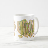 Heil Herz Inspiration Word Art Kaffee Tasse (VorderseiteRechts)