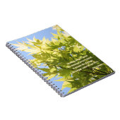Heilbaum, inspirierendes Zitat - Notebook Notizblock (Rechte Seite)