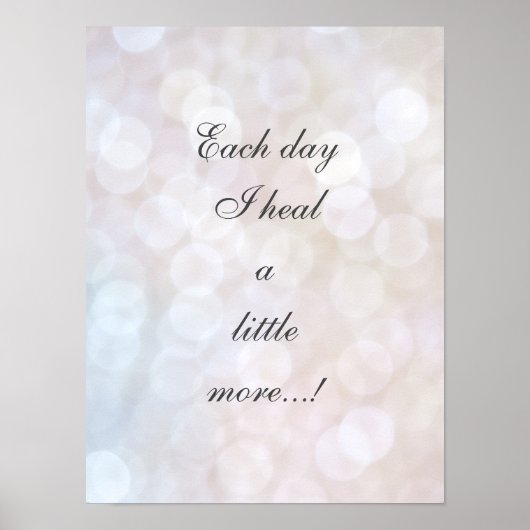 Heilbejahung Poster (Vorne)