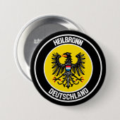 Heilbronn RundEmblem Button (Vorne & Hinten)