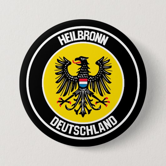 Heilbronn RundEmblem Button (Vorderseite)