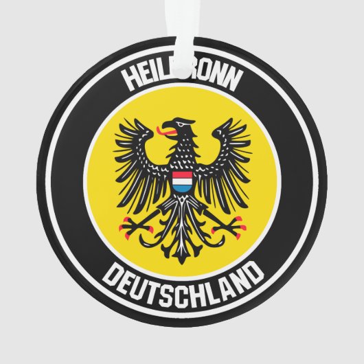 Heilbronn RundEmblem Ornament (Rückseite)