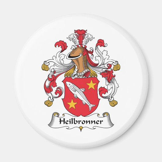 Heilbronner Familienwappen Magnet (Vorne)