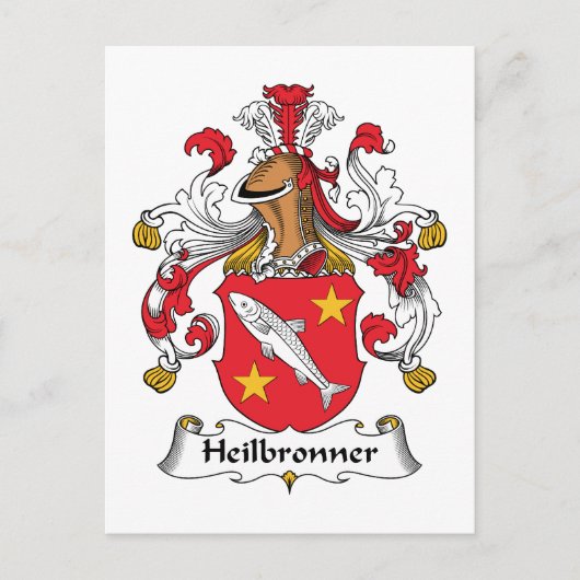 Heilbronner Familienwappen Postkarte (Vorderseite)
