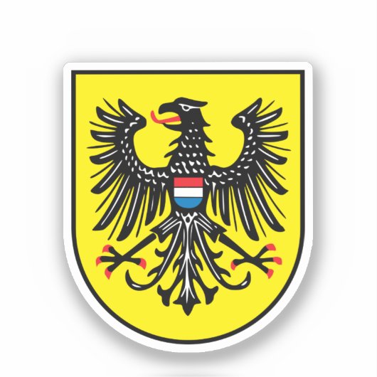 Heilbronner Wappen, Deutschland Aufkleber (Vorderseite)