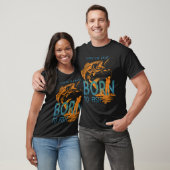 Heilbuttfischereidesign T-Shirt (Unisex)